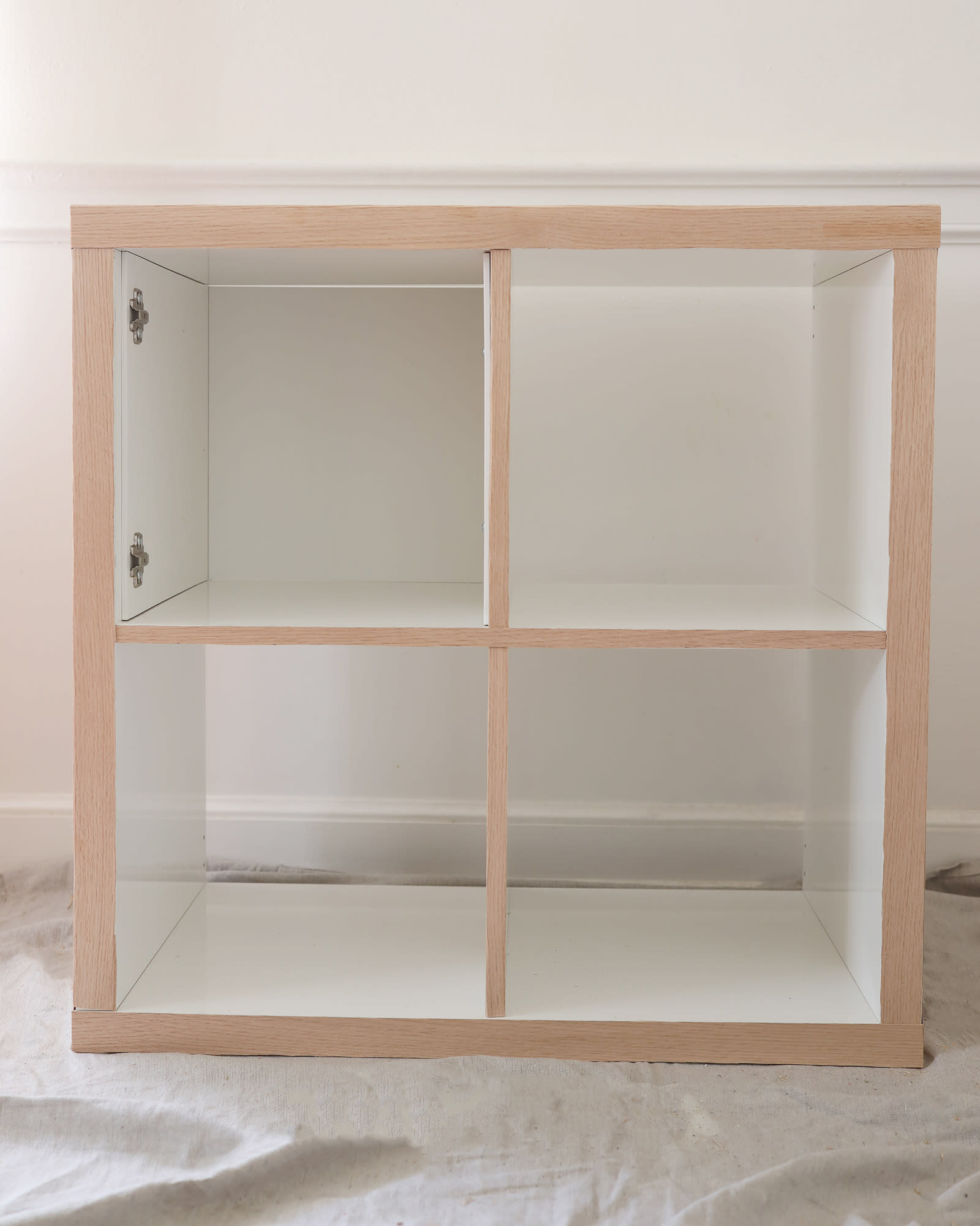 DIY Brutalist IKEA KALLAX Hack 1960s Brutalist Style Redo with Photos